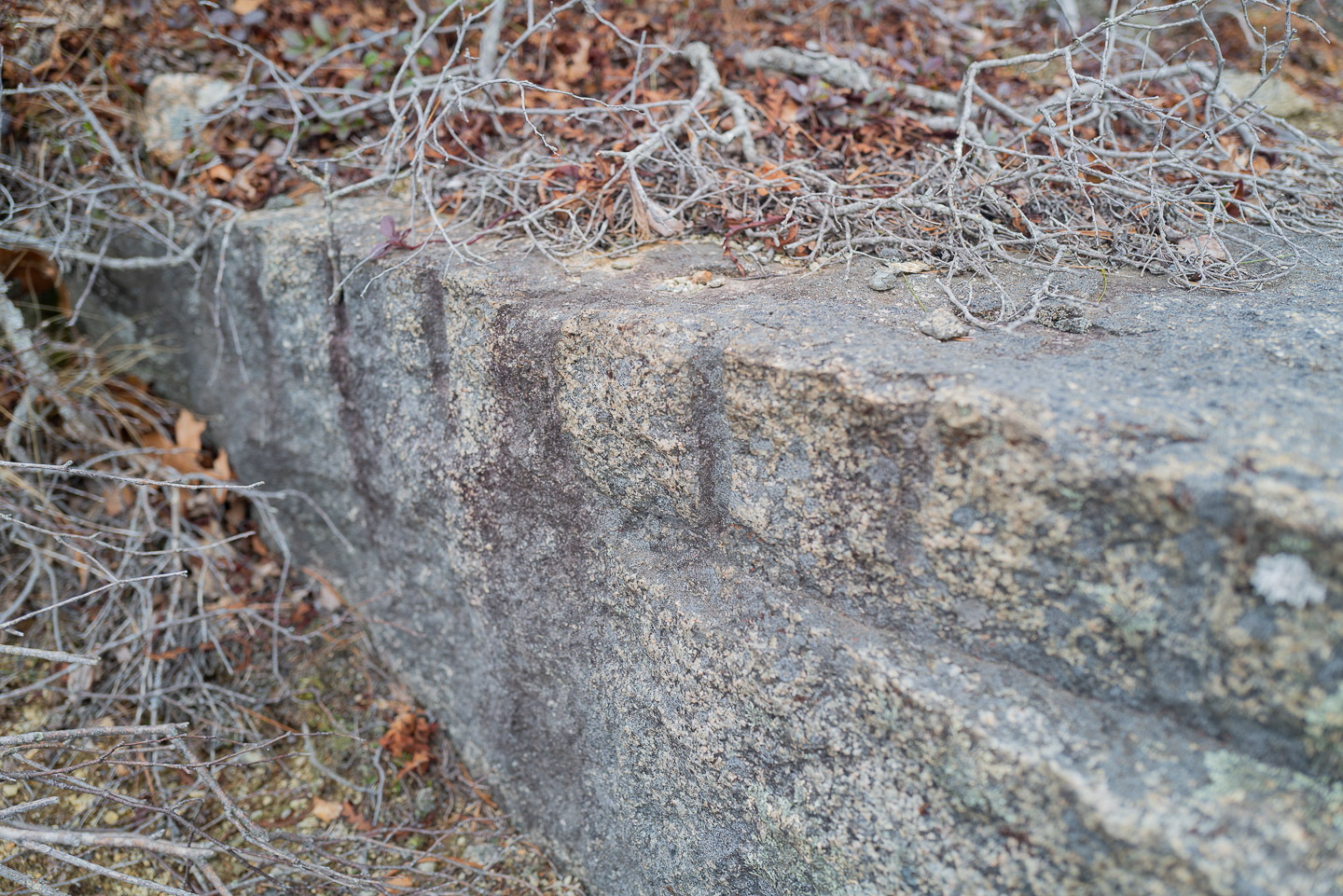Quarry near Duck Brook Bridge